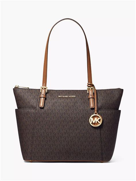 michael michael kors signature jet set east west tote